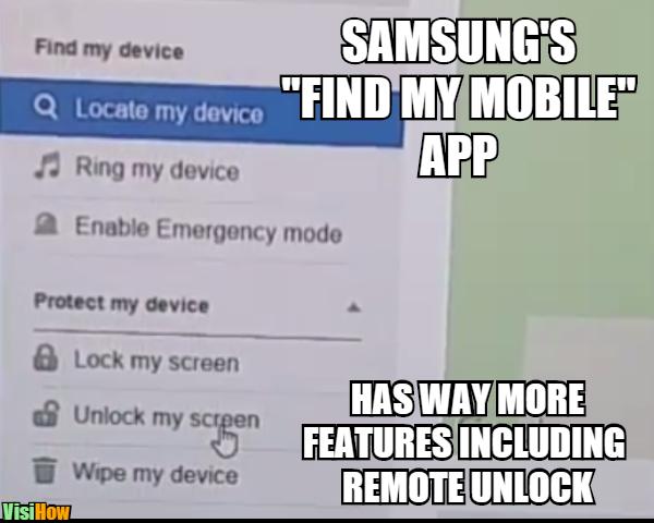 find my samsung phone