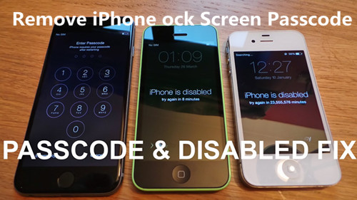 Reset Any Disabled or Password Locked Apple iPhone 6S / 6 / 5s /5c/5/4s/4/ iPad Air or iPod Touch