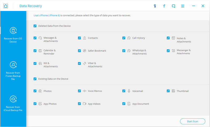 select file types