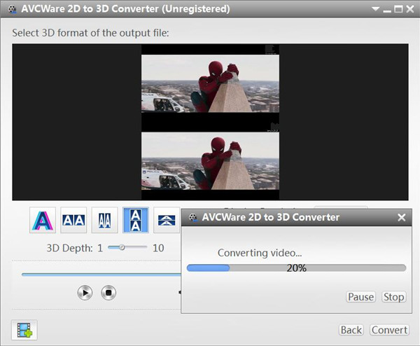 2d to 3d video converter online free download drag and drop