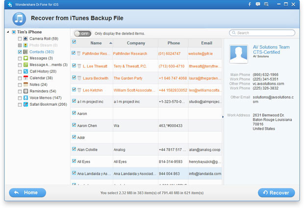 Can I extract iPhone contacts to a CSV file on Mac/Windows?